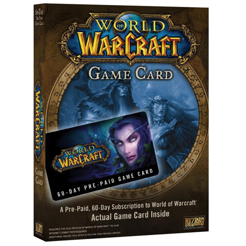 Cartelele prepaid pentru World of Warcraft sunt mai ieftine decat plata cu cardul bancar