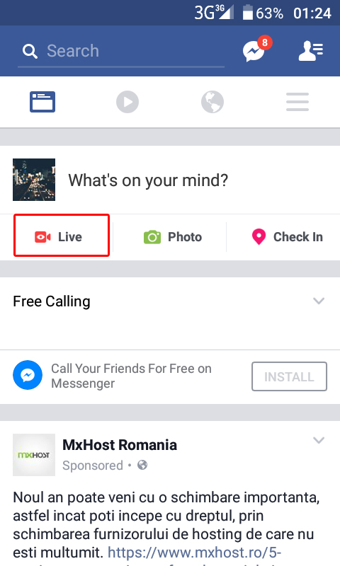 Cum se poate face Live pe Facebook?